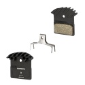 destičky brzd SH J05A polymer,s pružinou+chladič SHIMANO