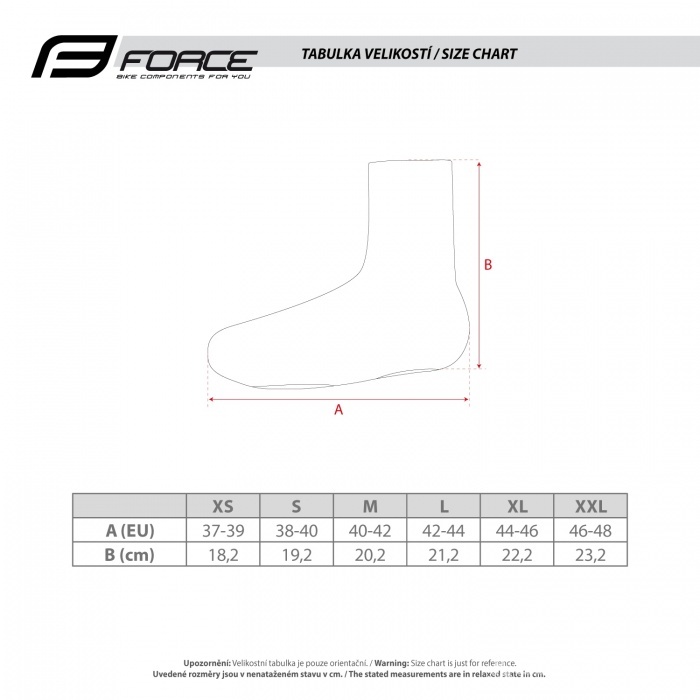 návleky treter FORCE NEOPRENE BASIC ROAD, fluo