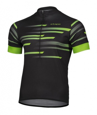 Etape – pánský dres ENERGY, černá/zelená