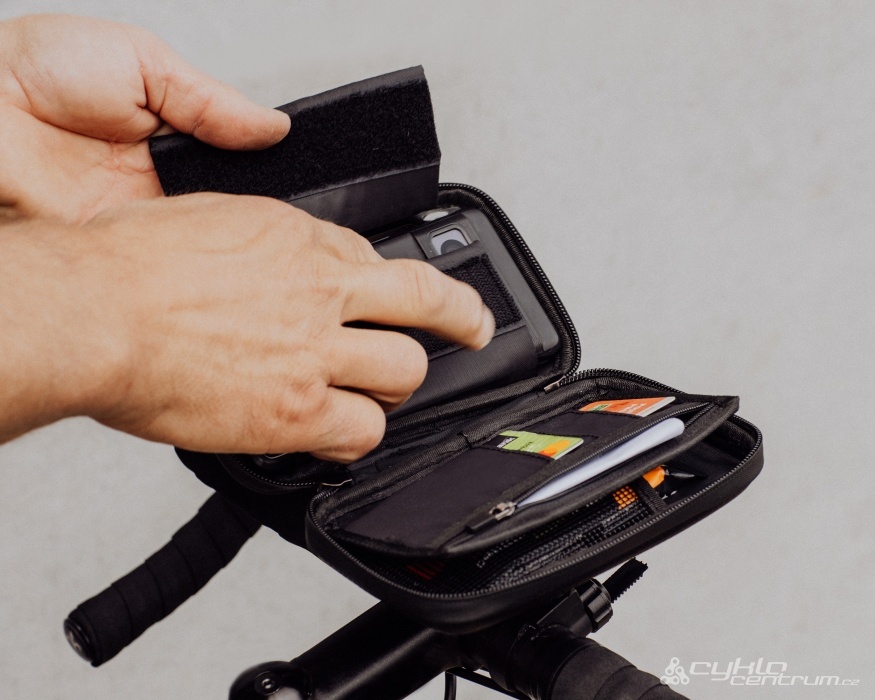 brašna na řídítka FORCE TOUCH phone, černá