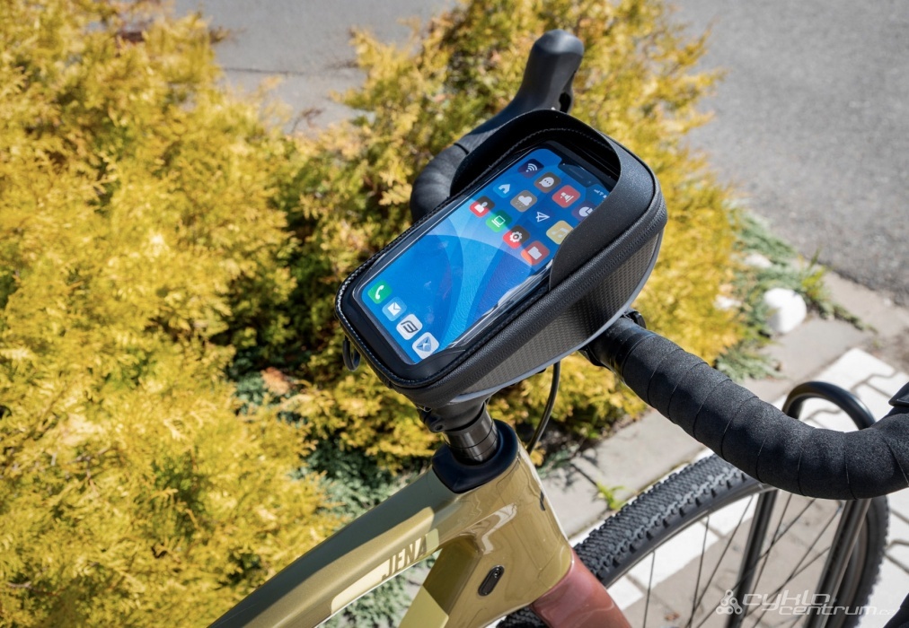 brašna na řídítka FORCE SMART XL černo-šedá