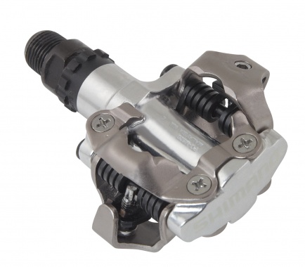 pedály MTB SPD PDM520S stříbrné SHIMANO