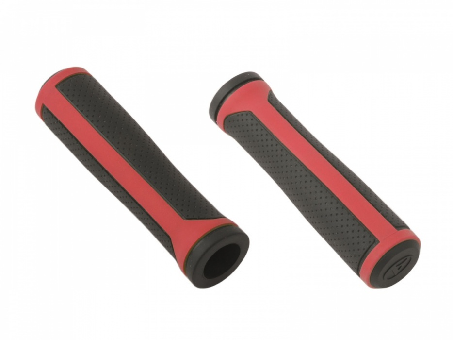 Gripy AGR R800 D2 l.125mm (černá/červená)