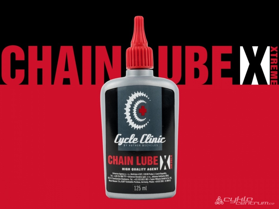 Mazivo Cycle Clinic Chain Lube EXTREME 125 ml !  (cervená)